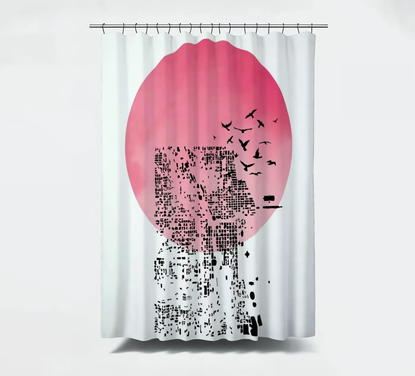 Shadow douchegordijn van Nordic Creators