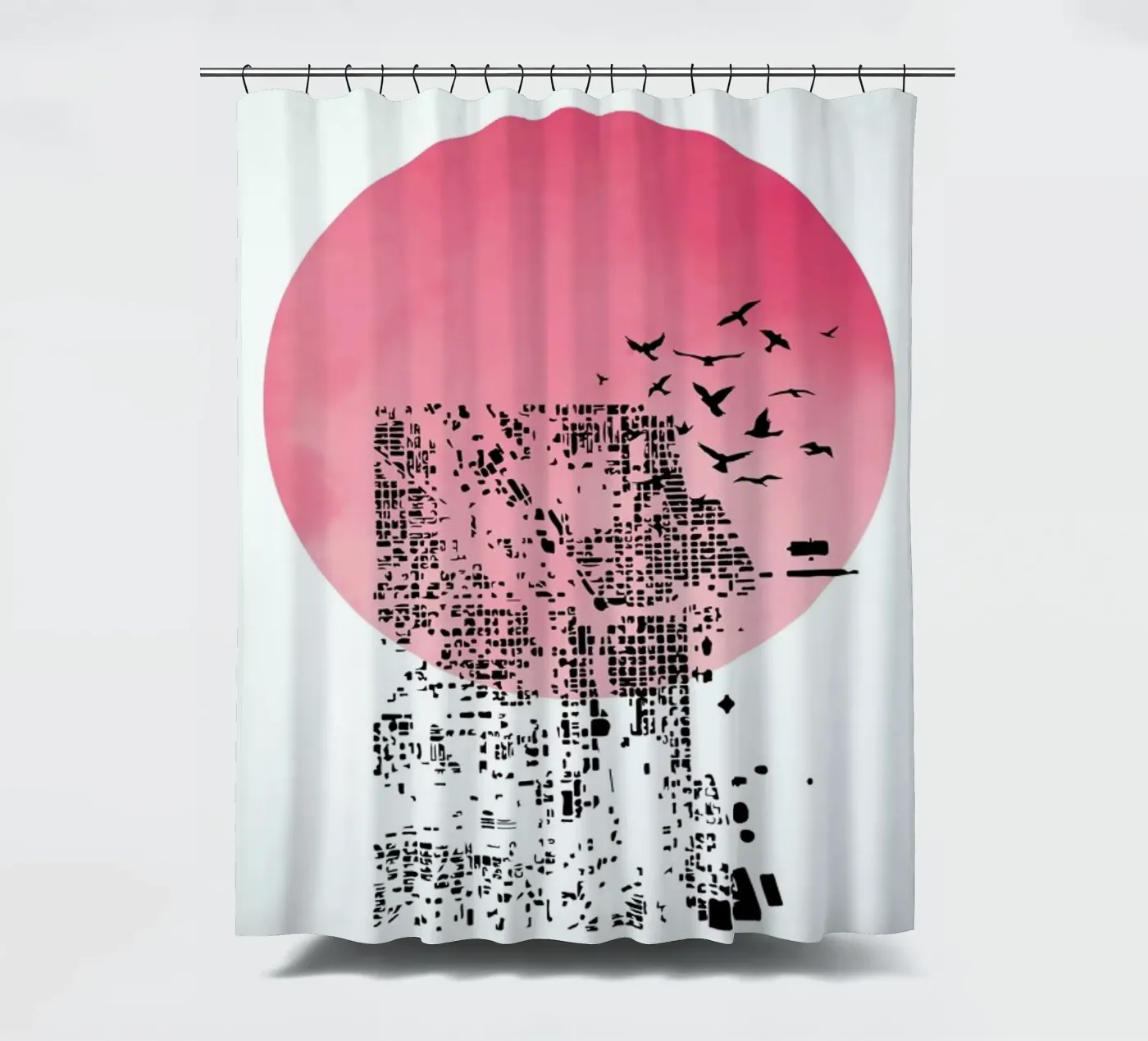 Shadow douchegordijn van Nordic Creators