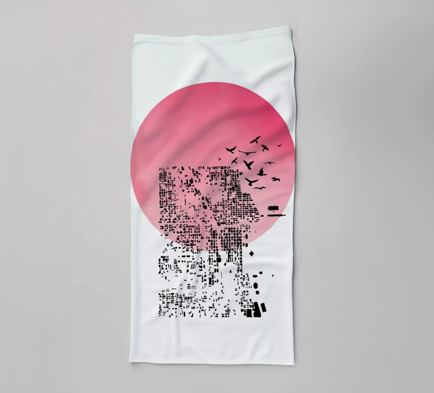 Shadow badhanddoek van Nordic Creators