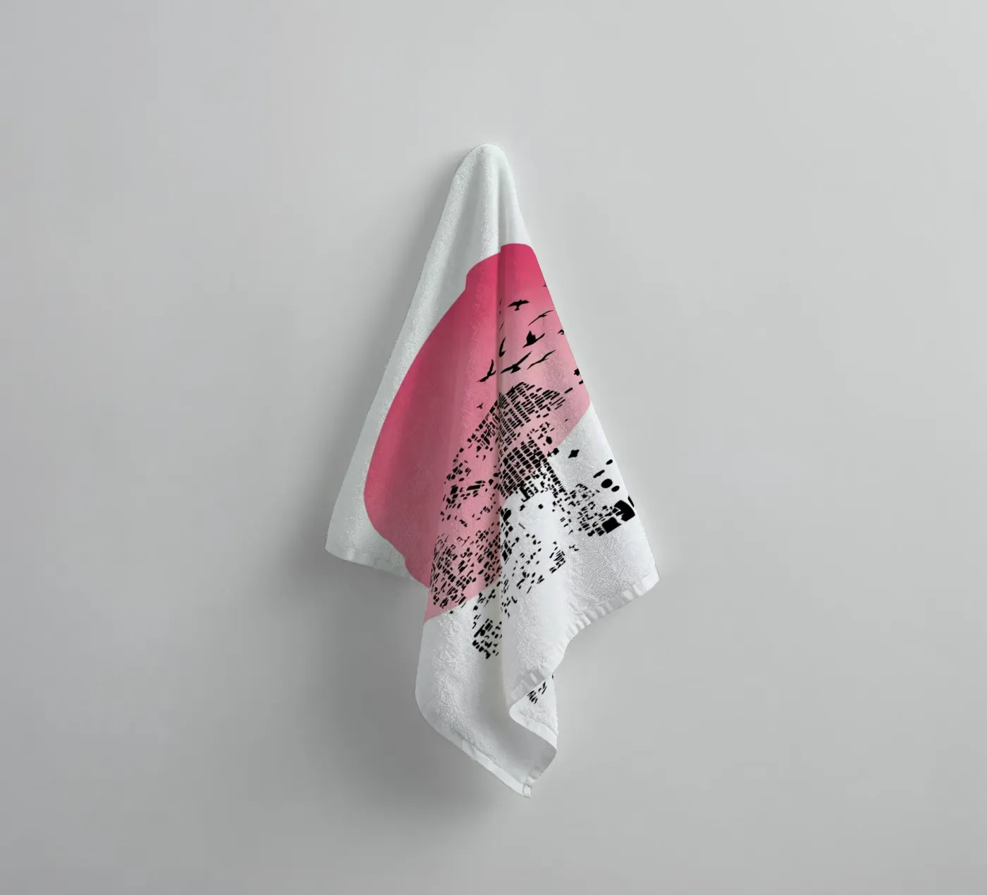 Shadow badhanddoek van Nordic Creators