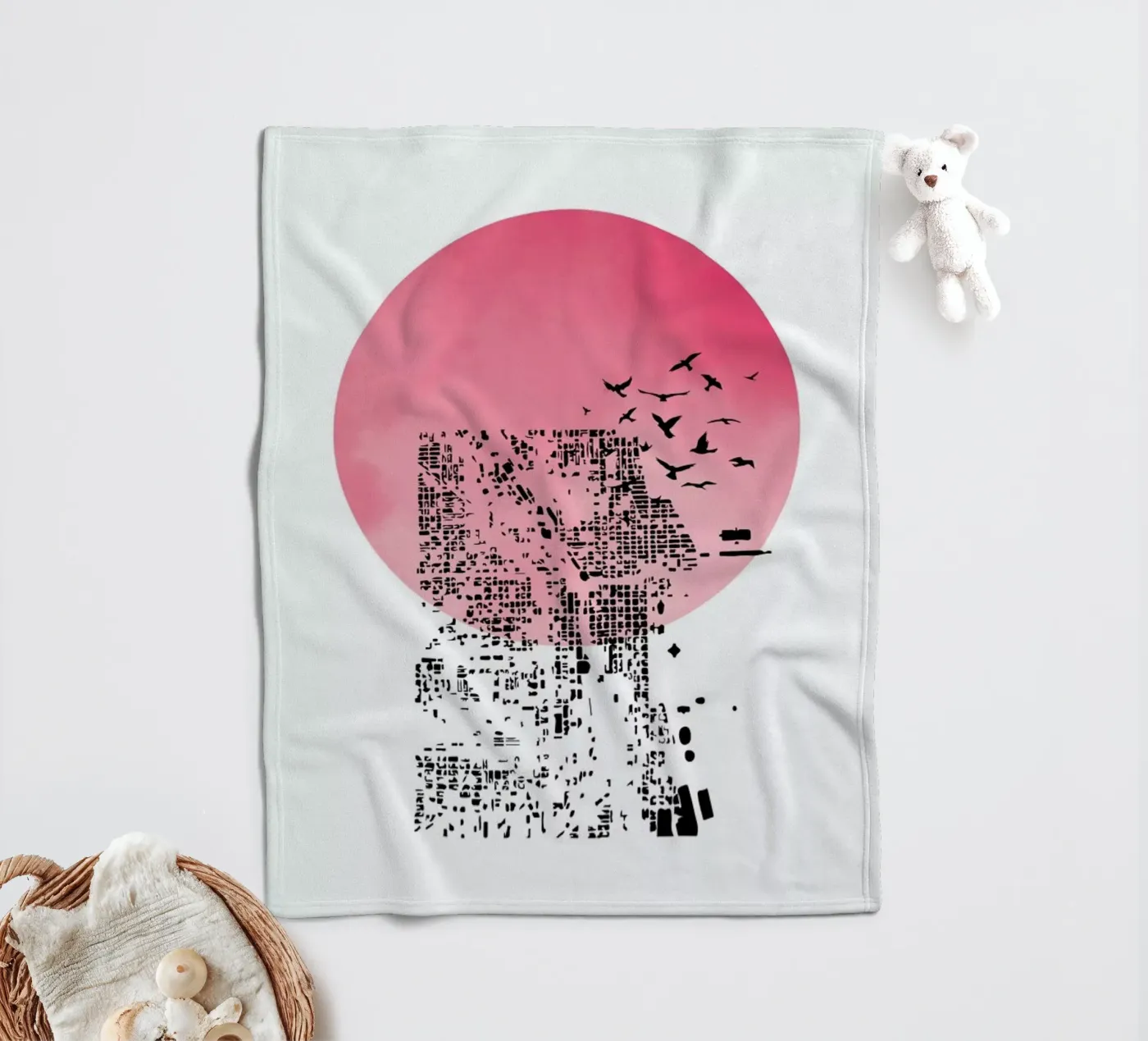 Shadow coperta in pile da Nordic Creators