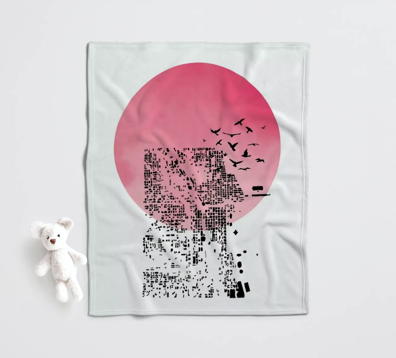 Shadow fleecedeken van Nordic Creators