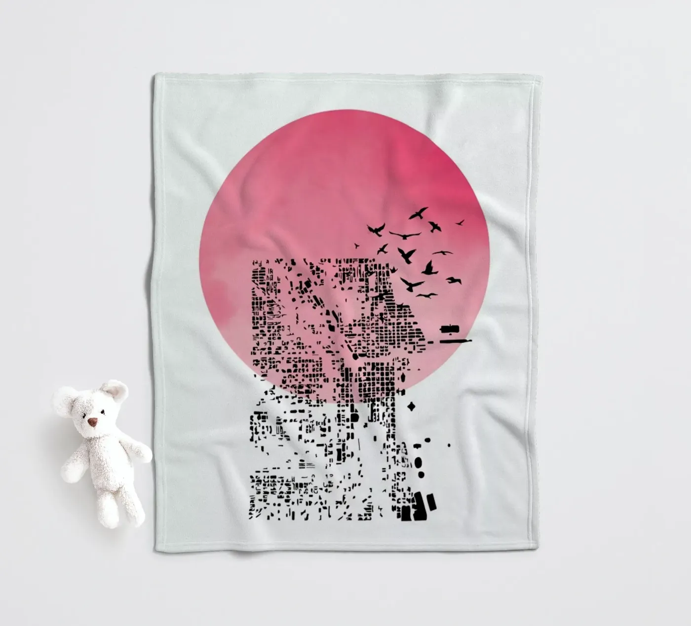 Shadow coperta in pile da Nordic Creators