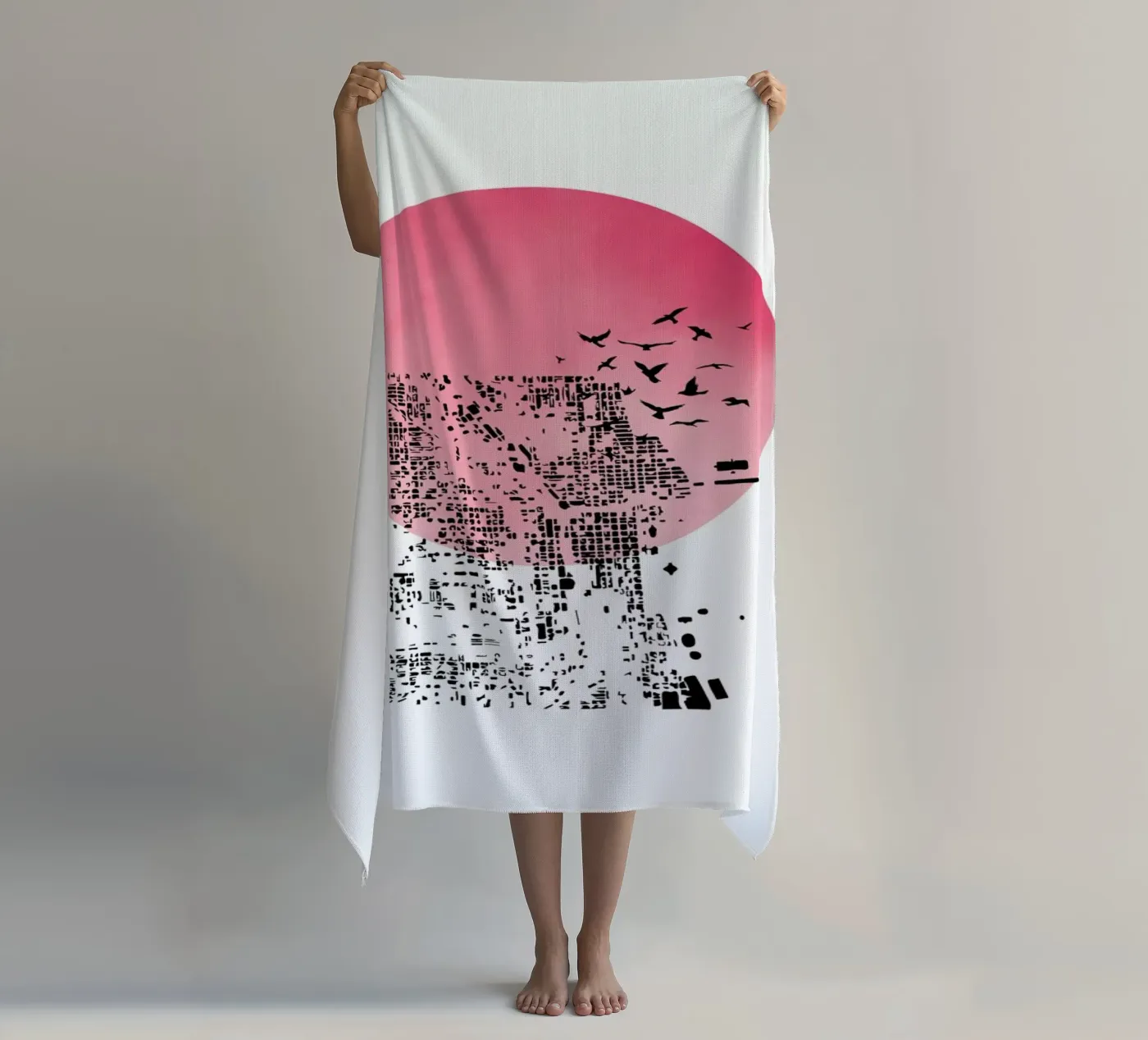 Shadow strandhanddoek van Nordic Creators