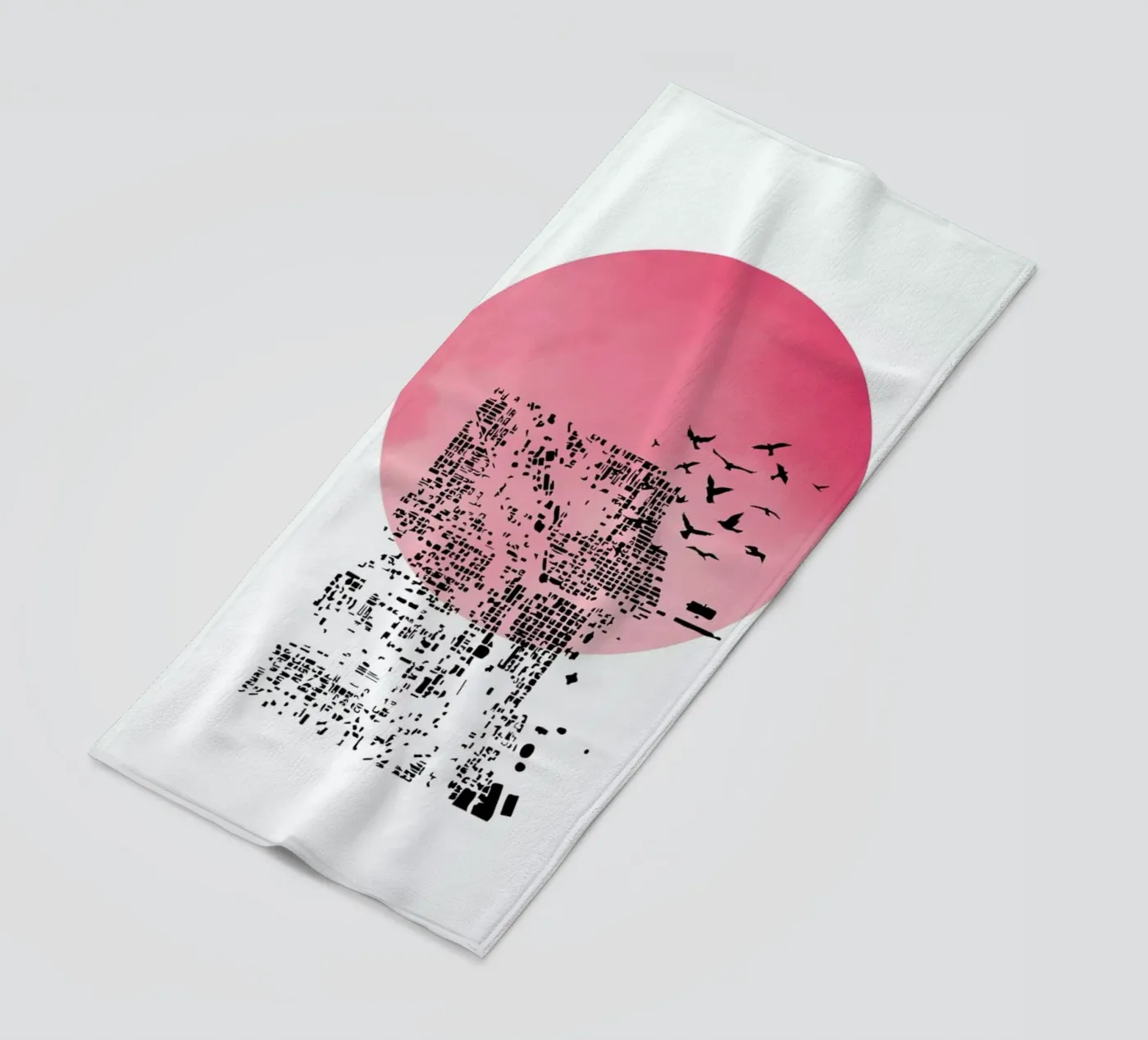 Shadow strandhanddoek van Nordic Creators