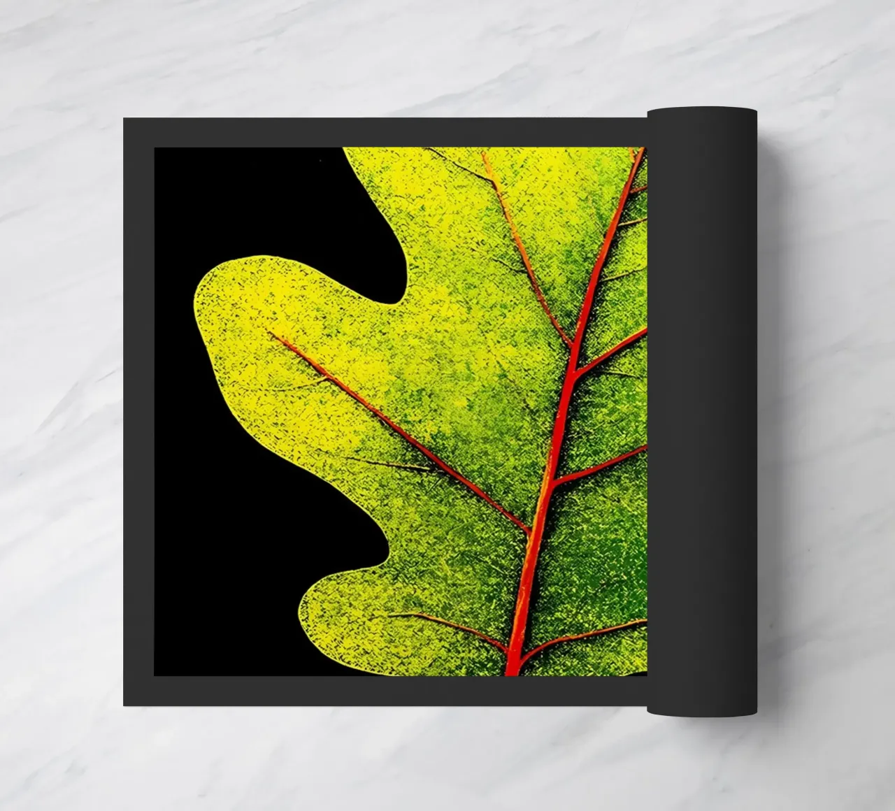 Foglia di quercia - Pop Art zerbino da ColorCrash Gallery