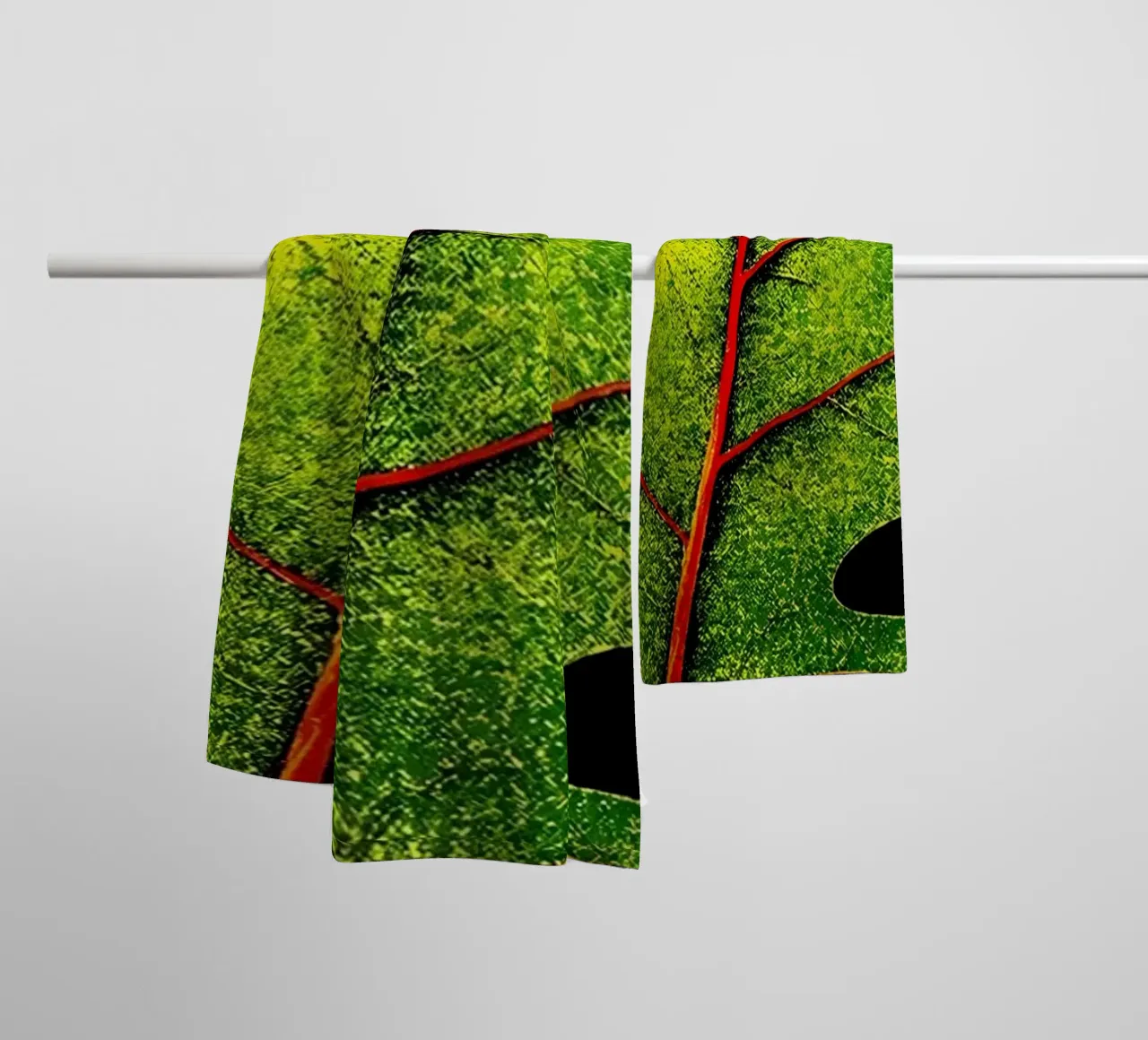 Foglia di quercia - Pop Art asciugamano da bagno da ColorCrash Gallery