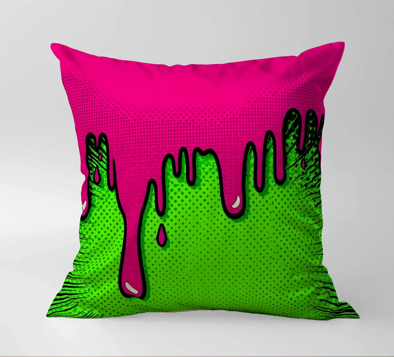 Bava che cola - Pop Art cuscino da ColorCrash Gallery