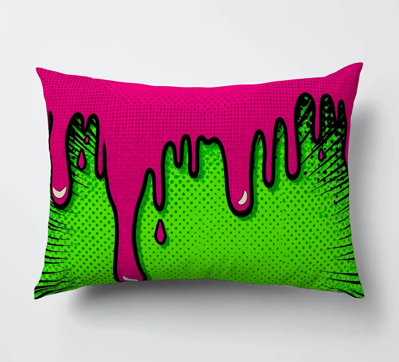 Bava che cola - Pop Art cuscino da ColorCrash Gallery