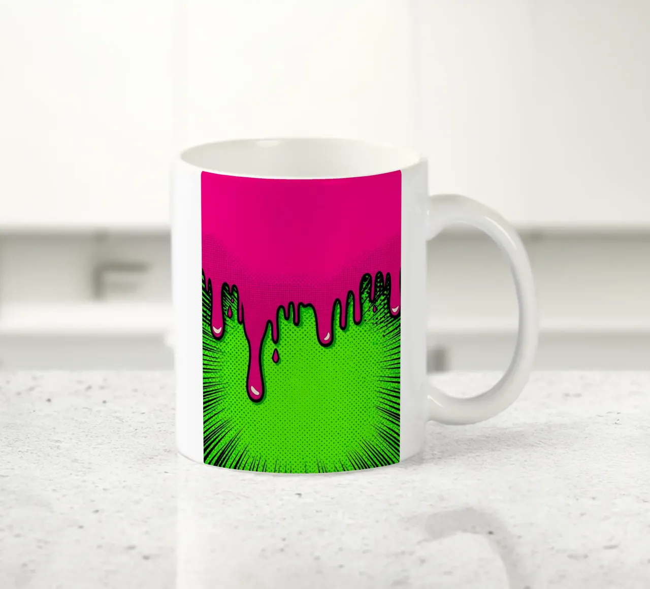 Bava che cola - Pop Art tazza in ceramica da ColorCrash Gallery