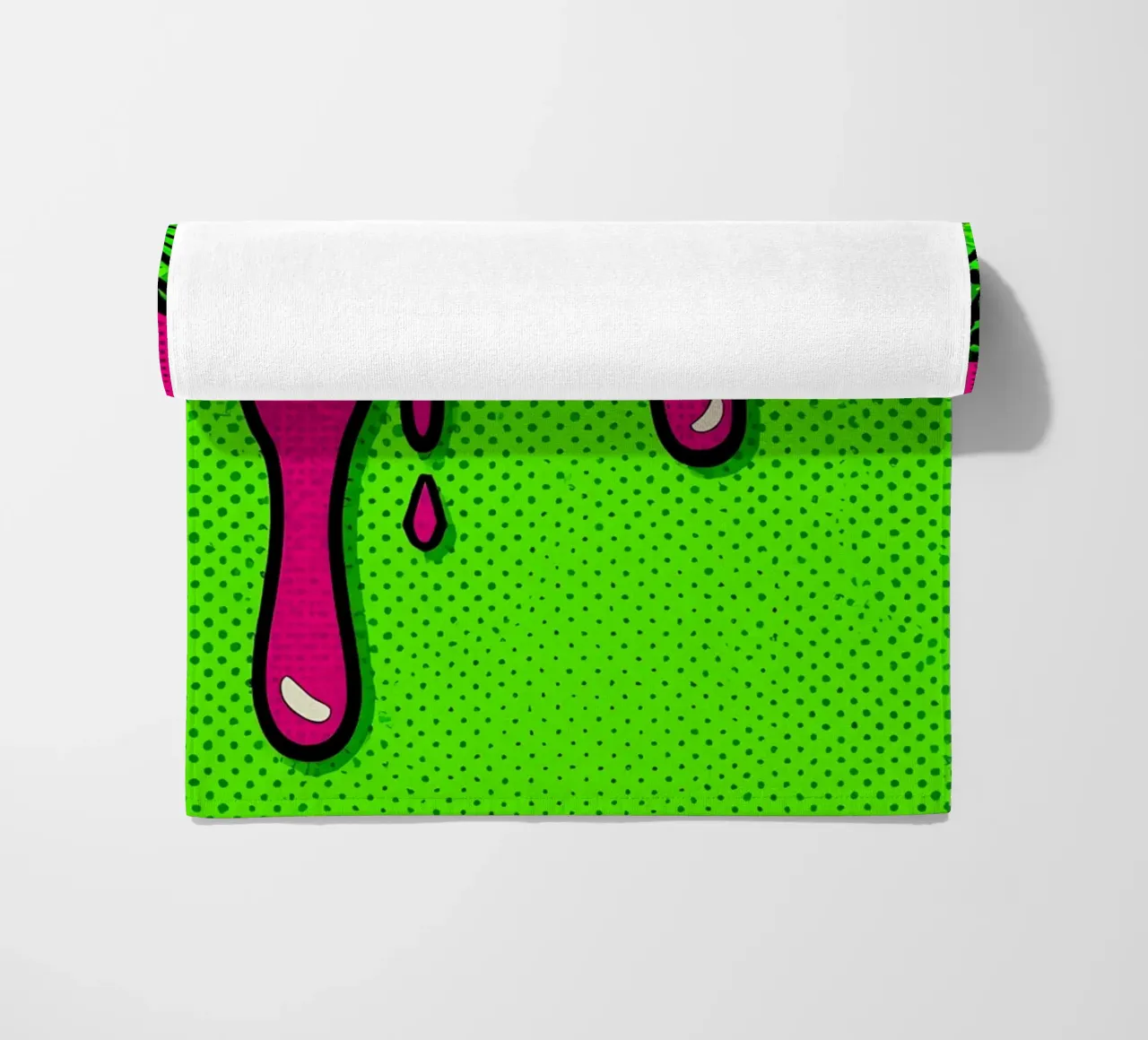 Bava che cola - Pop Art telo mare da ColorCrash Gallery