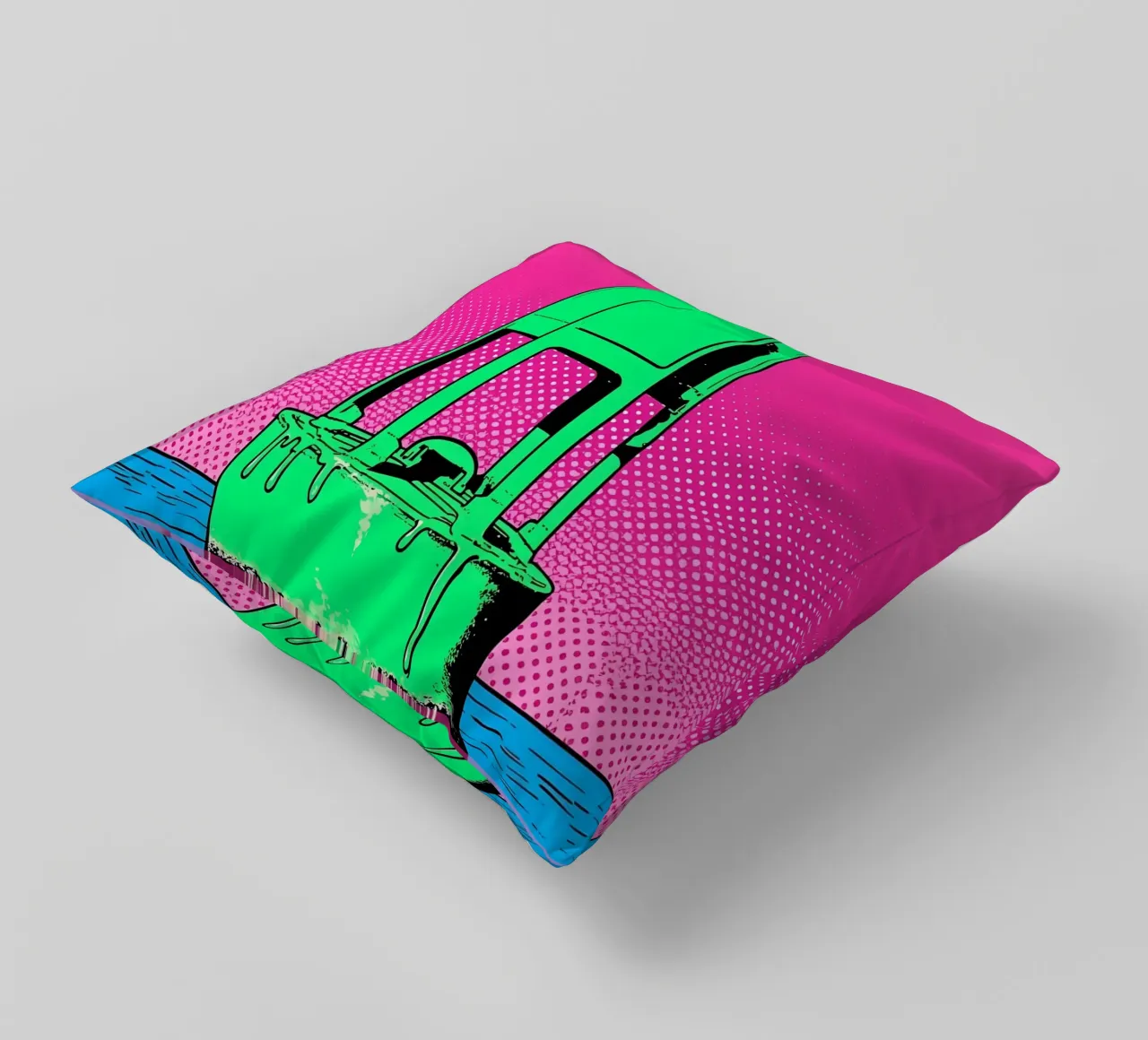 Boa - Pop Art cuscino da ColorCrash Gallery