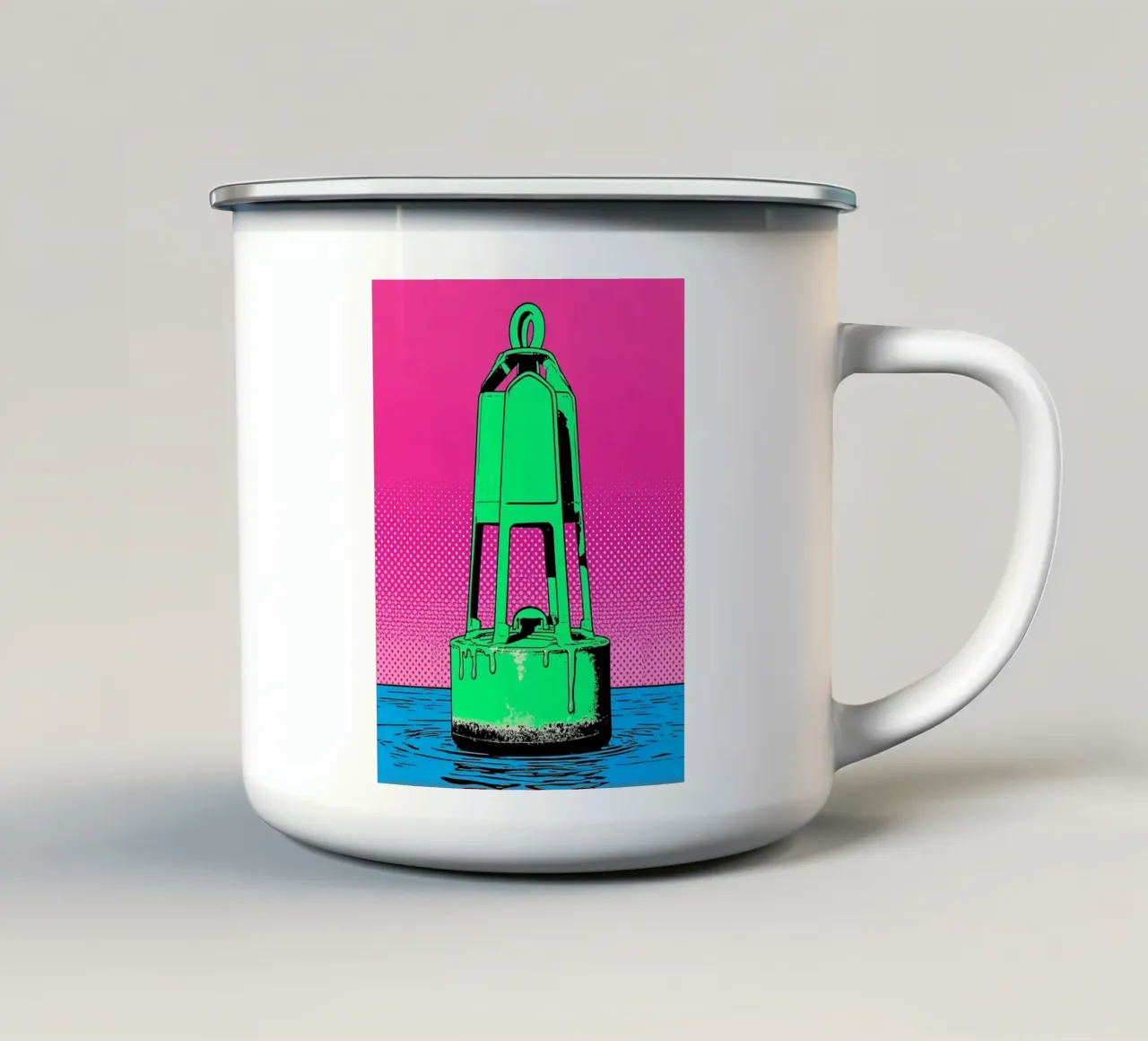 Boa - Pop Art tazza in smalto da ColorCrash Gallery
