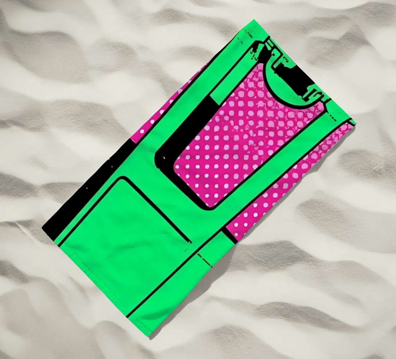 Boa - Pop Art telo mare da ColorCrash Gallery