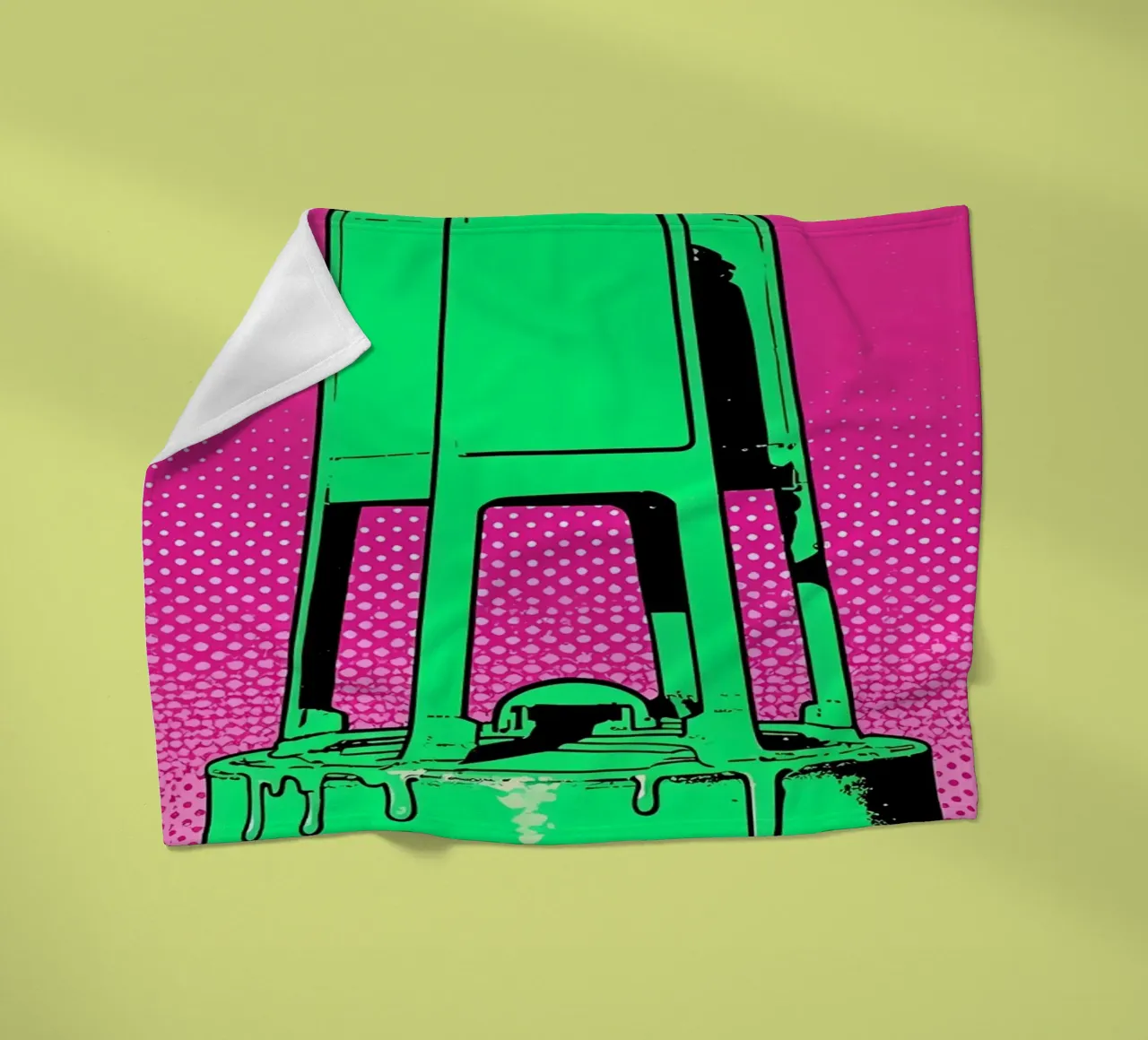 Boa - Pop Art coperta in pile da ColorCrash Gallery
