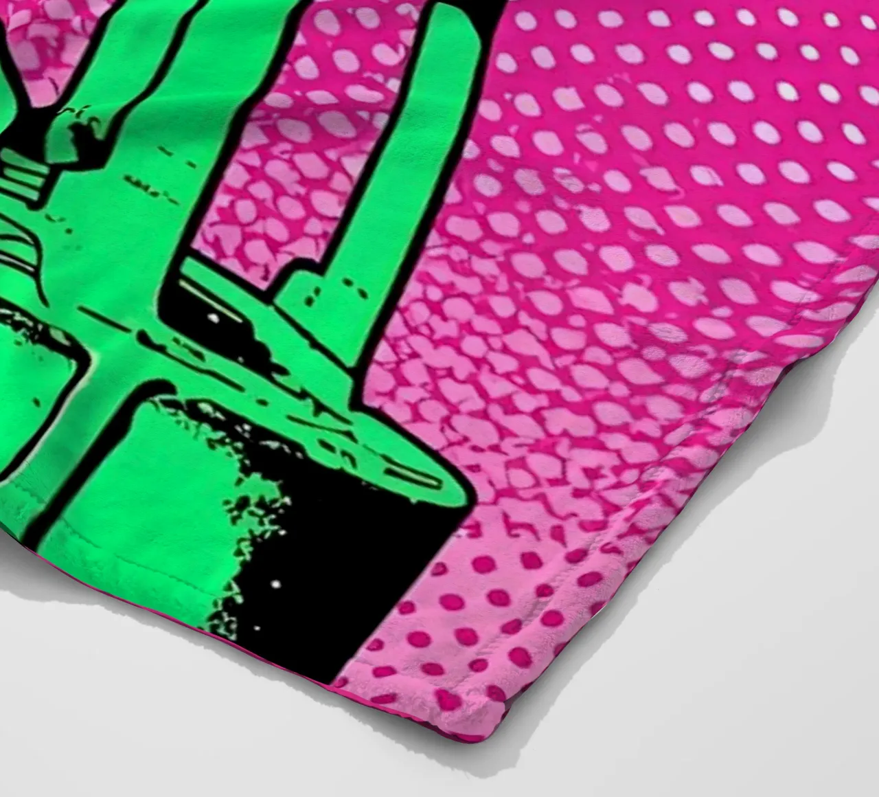 Boa - Pop Art coperta in pile da ColorCrash Gallery