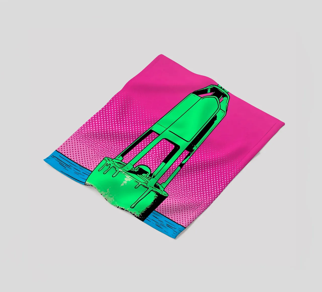 Boa - Pop Art coperta in pile da ColorCrash Gallery