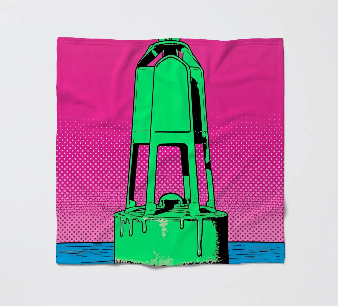 Boa - Pop Art coperta in pile da ColorCrash Gallery