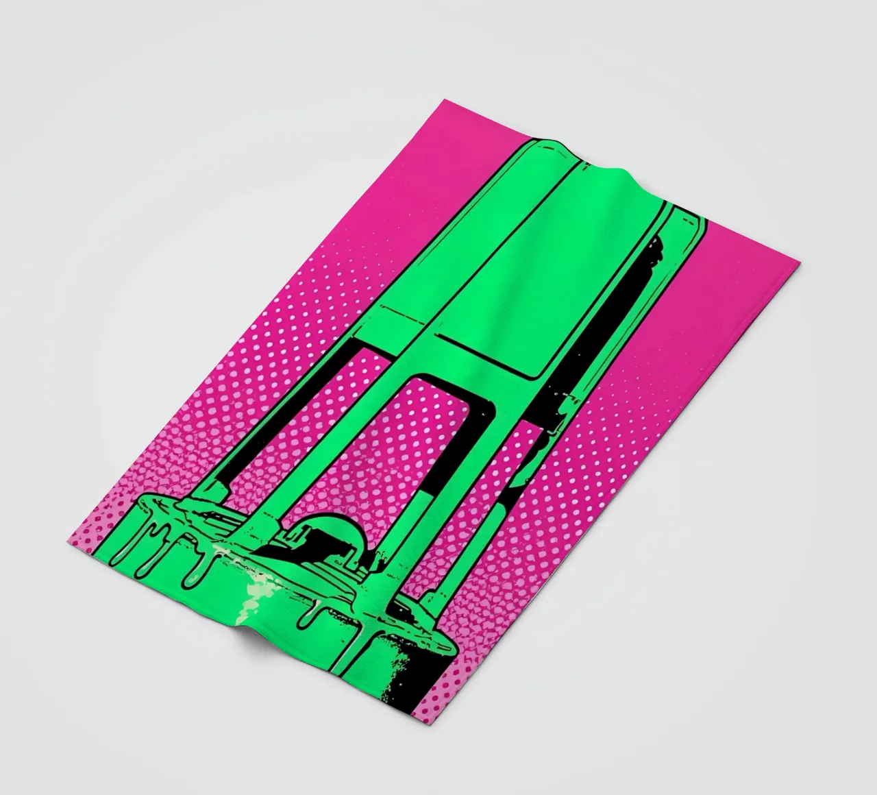 Boa - Pop Art coperta in pile da ColorCrash Gallery