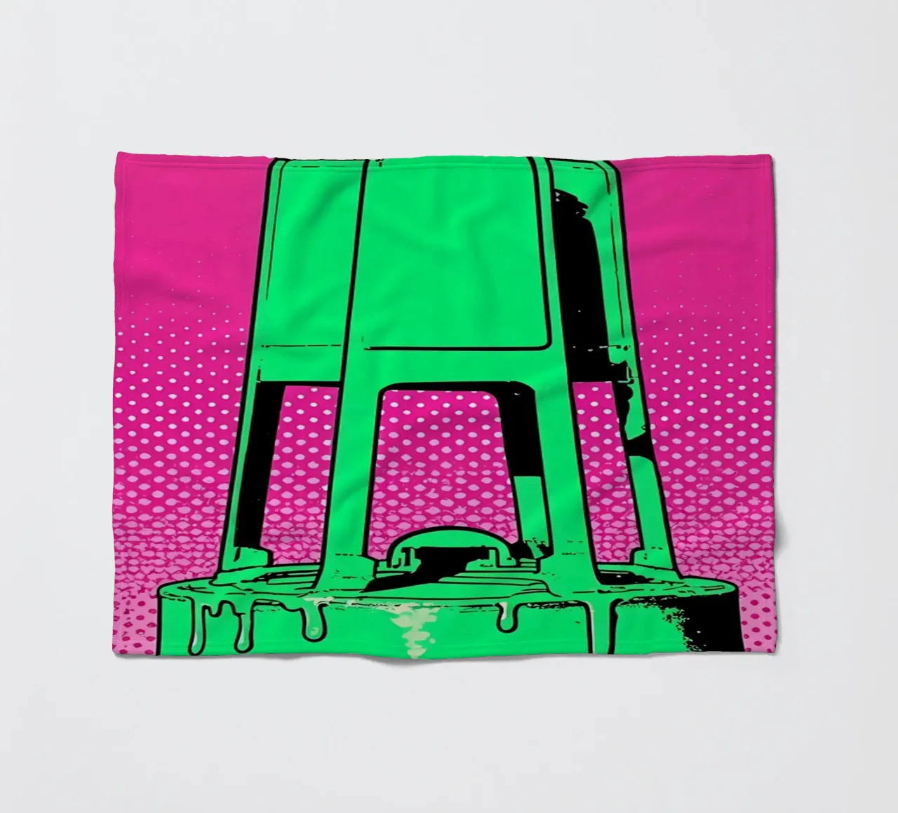 Boa - Pop Art coperta in pile da ColorCrash Gallery