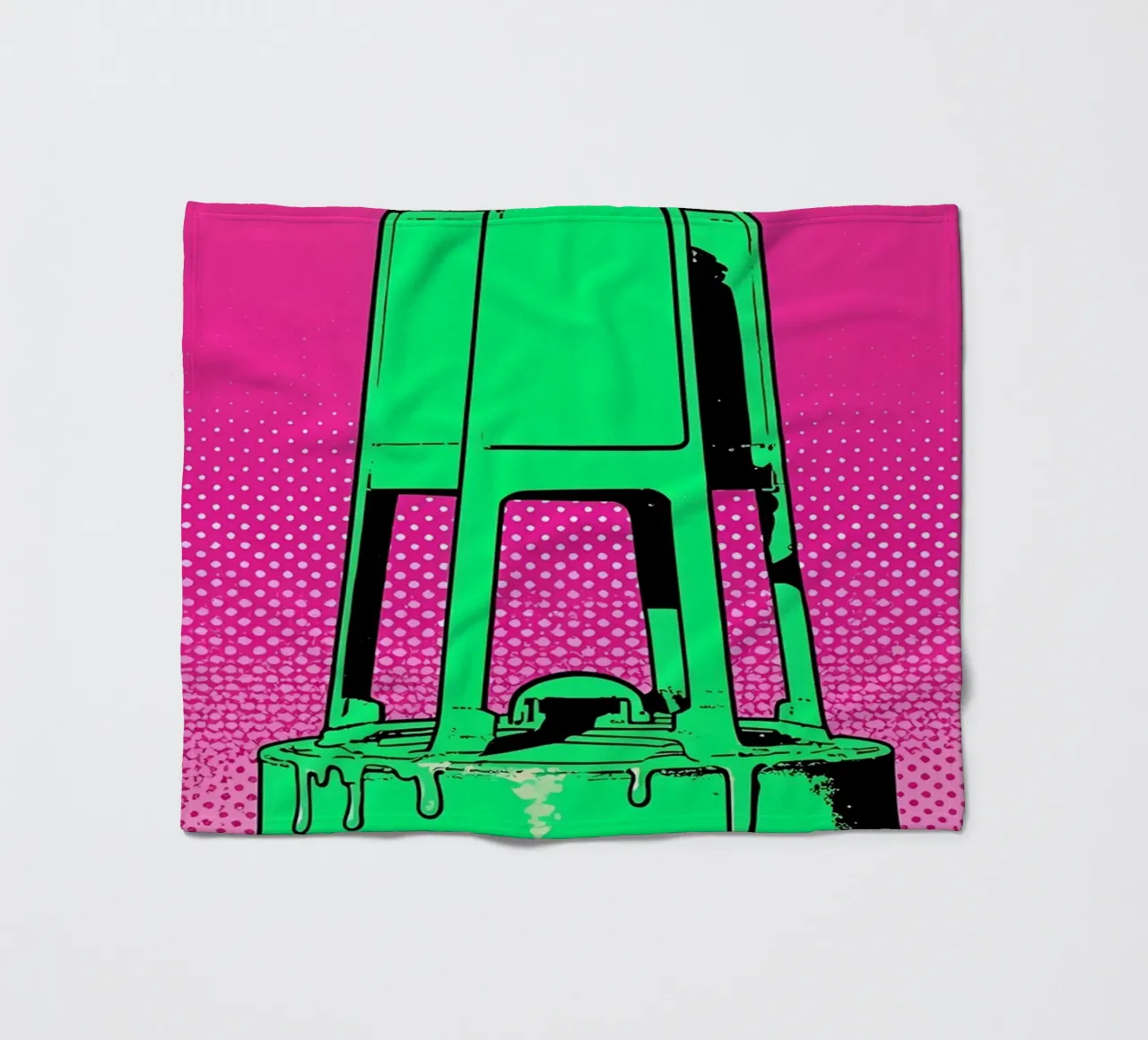 Boa - Pop Art coperta in pile da ColorCrash Gallery