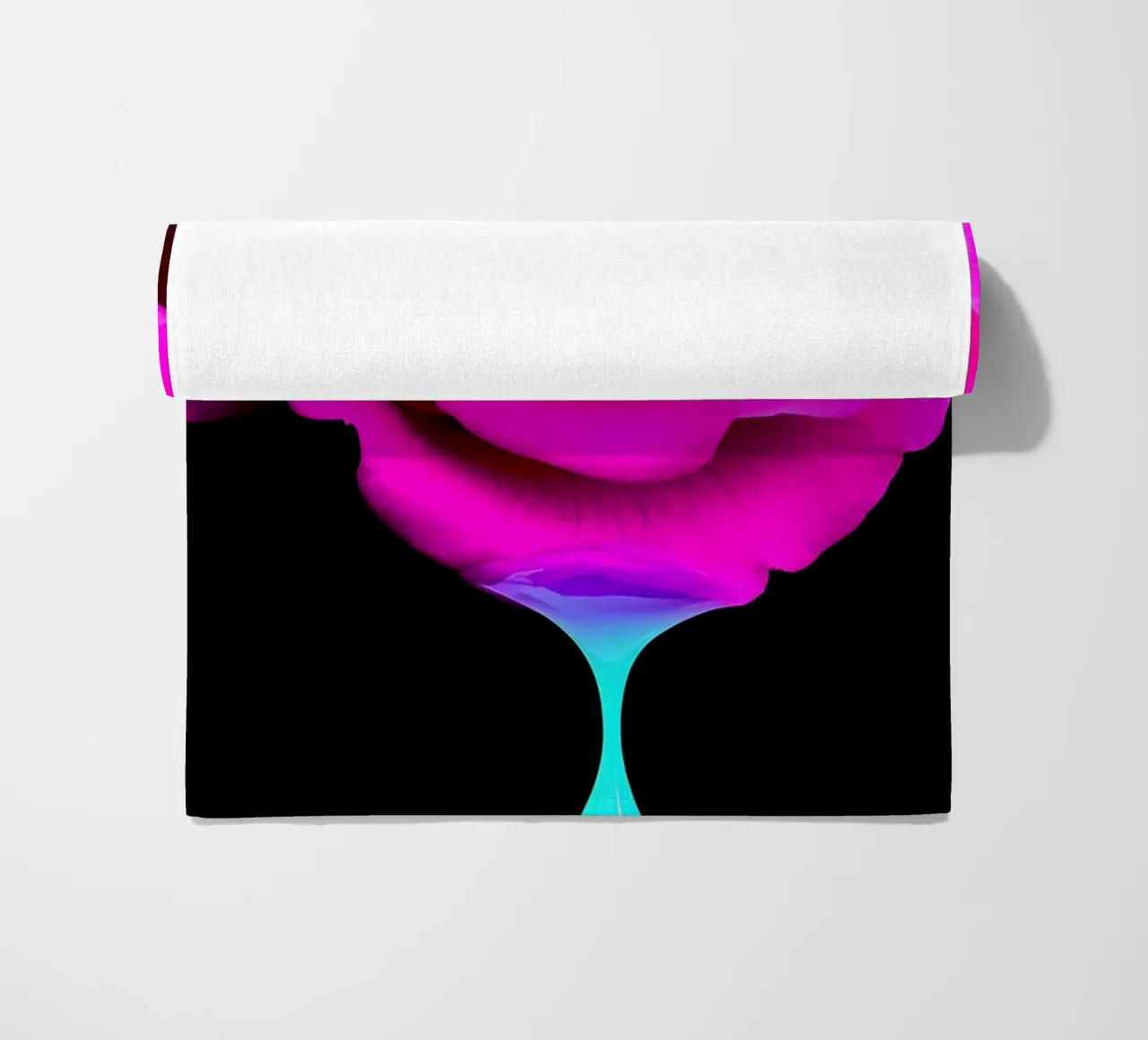 Rise Dripping - Pop Art telo mare da ColorCrash Gallery