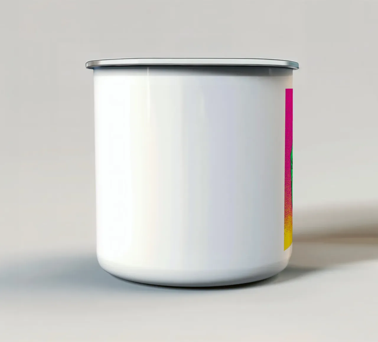 Cattura - Pop Art tazza in smalto da ColorCrash Gallery