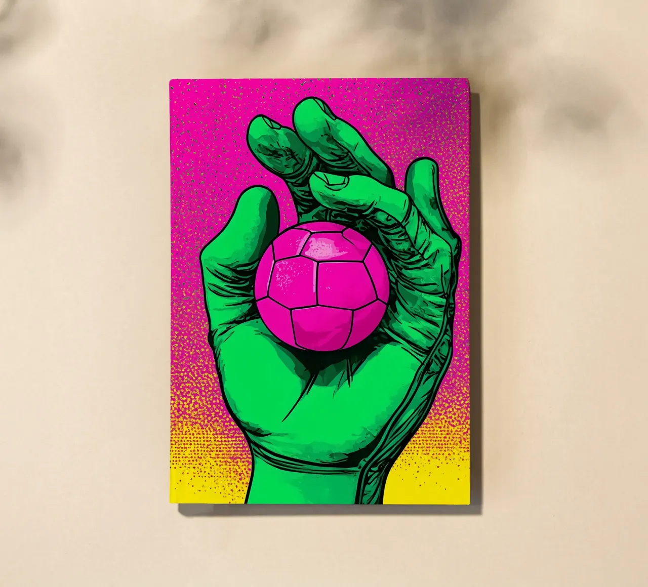 Catch - Pop Art notebook by ColorCrash Gallery