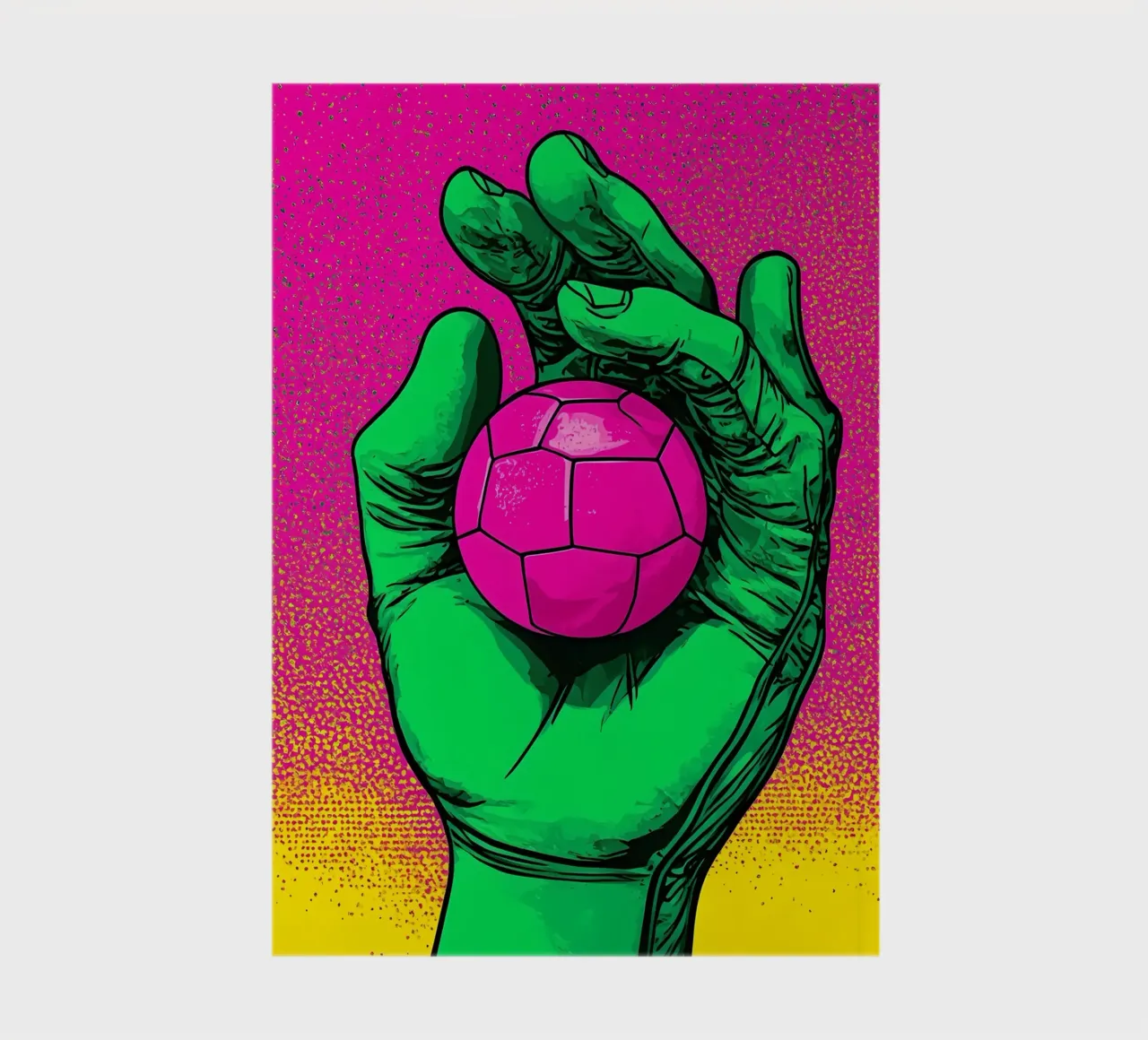 Catch - Pop Art notebook by ColorCrash Gallery