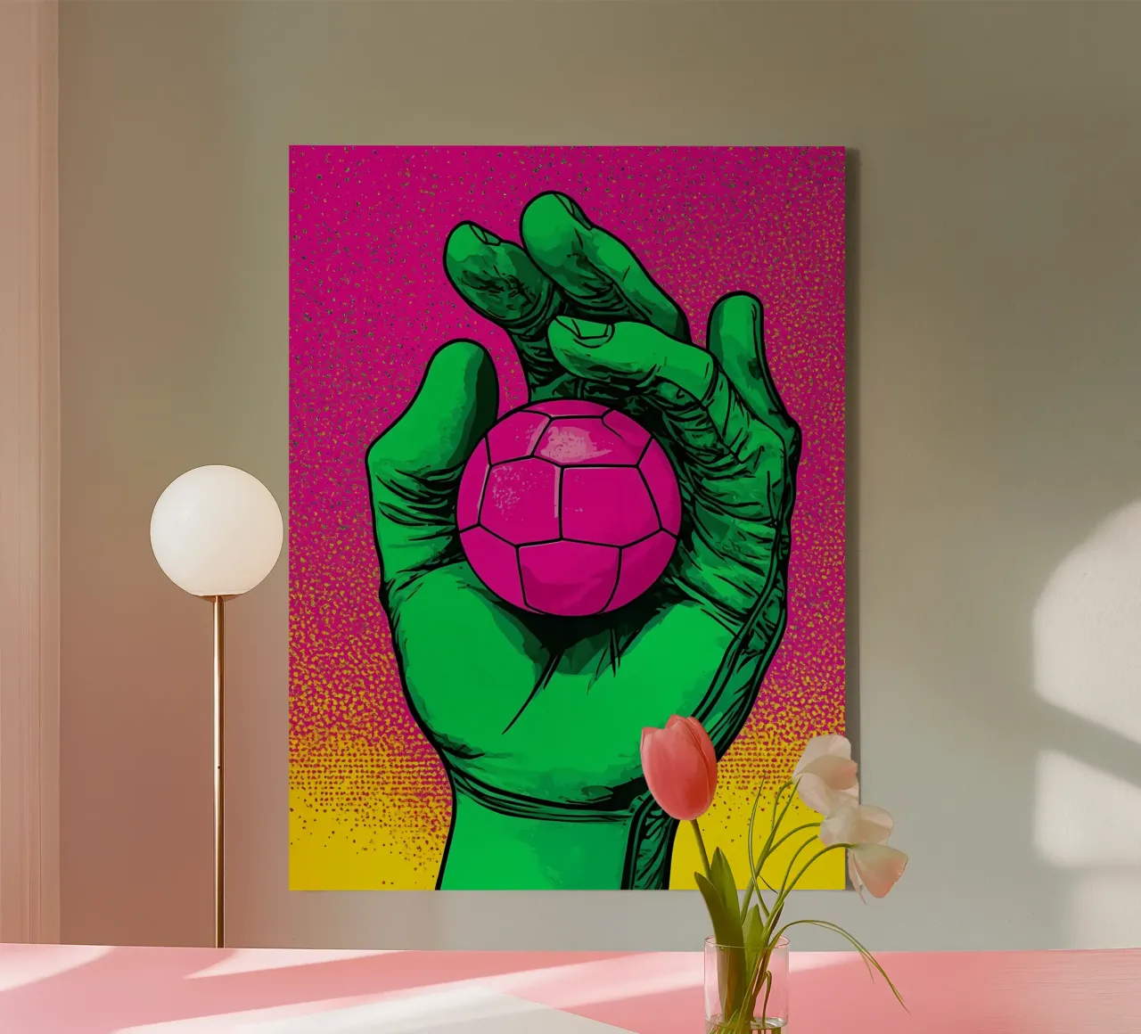 Cattura - Pop Art tela con Cornice a cassetta da ColorCrash Gallery