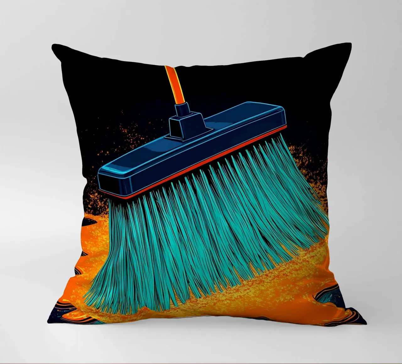 Pulizia - Pop Art cuscino da ColorCrash Gallery