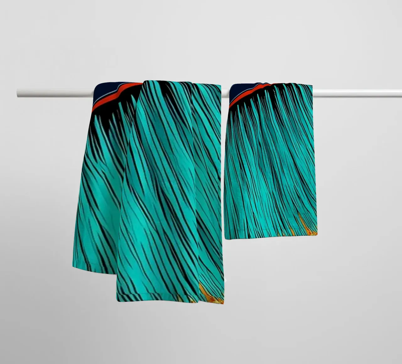 Pulizia - Pop Art asciugamano da bagno da ColorCrash Gallery