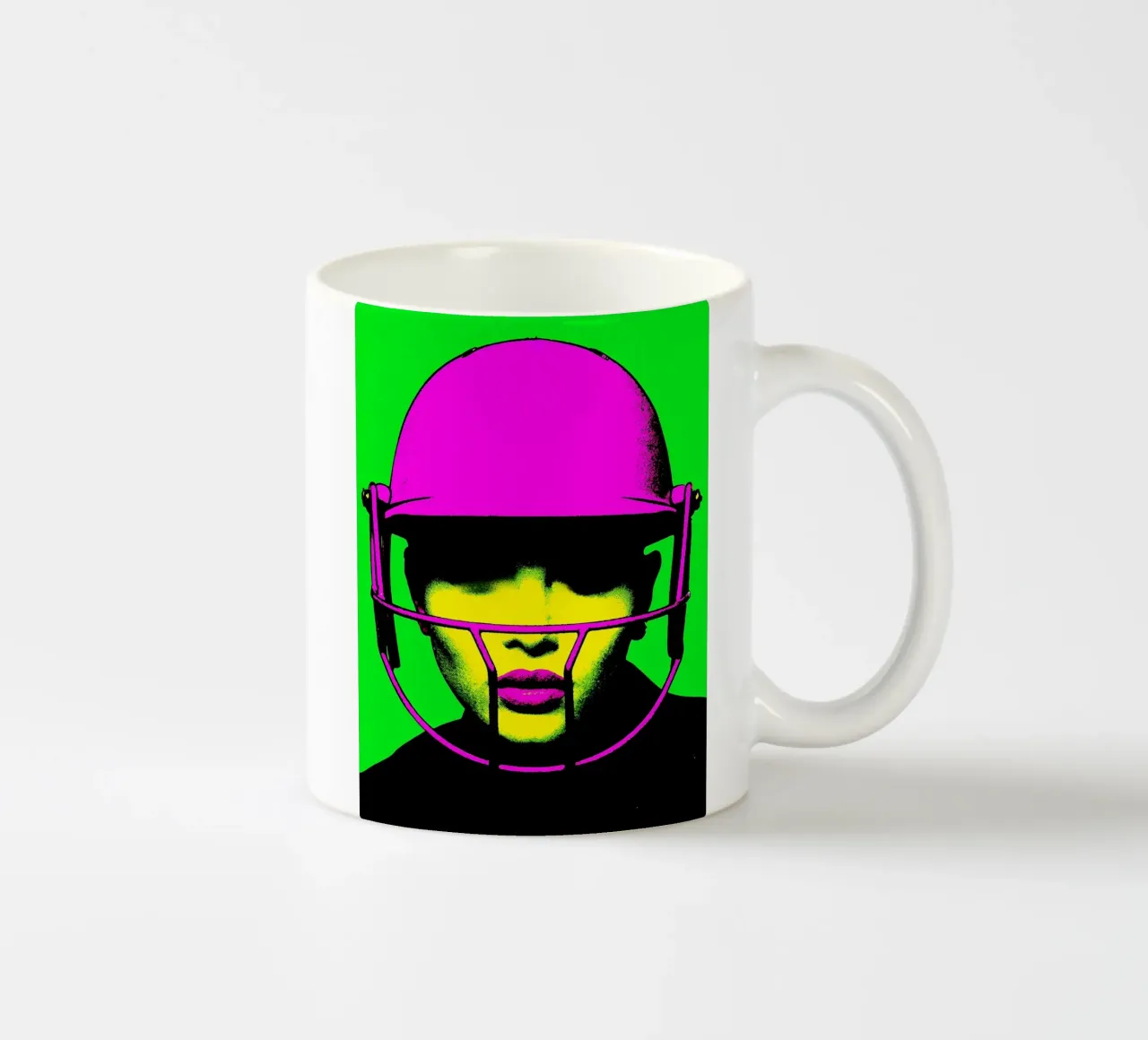 Donna sportiva - Pop Art tazza in ceramica da ColorCrash Gallery
