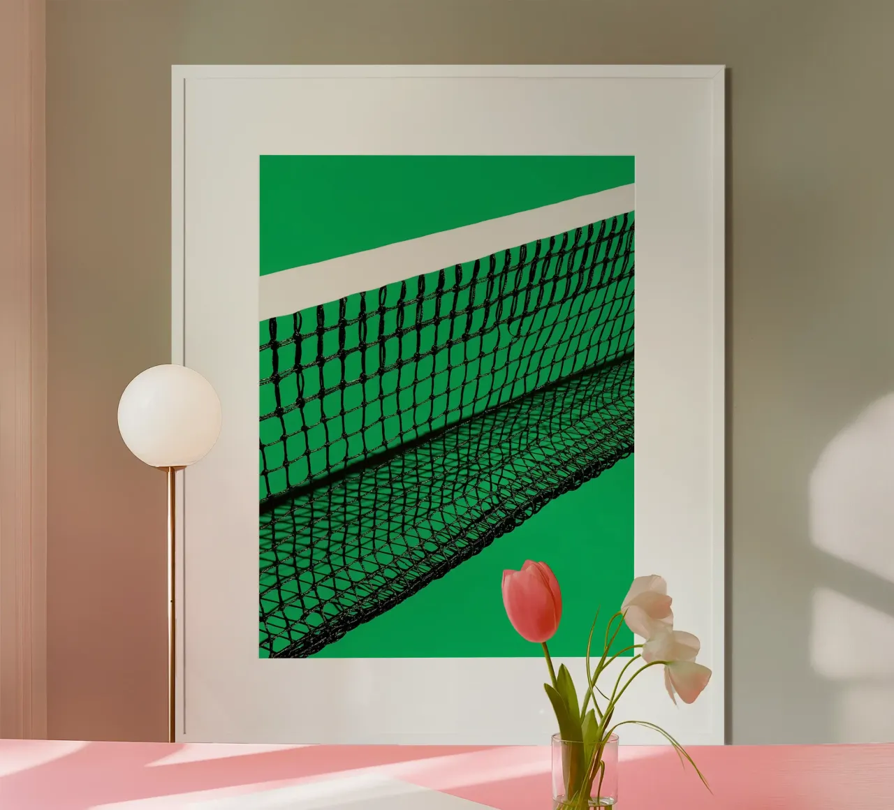 Rete da tennis - Pop Art poster da ColorCrash Gallery