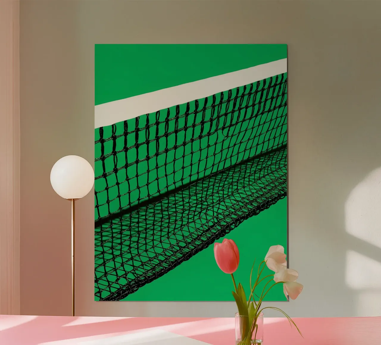 Rete da tennis - Pop Art poster da ColorCrash Gallery