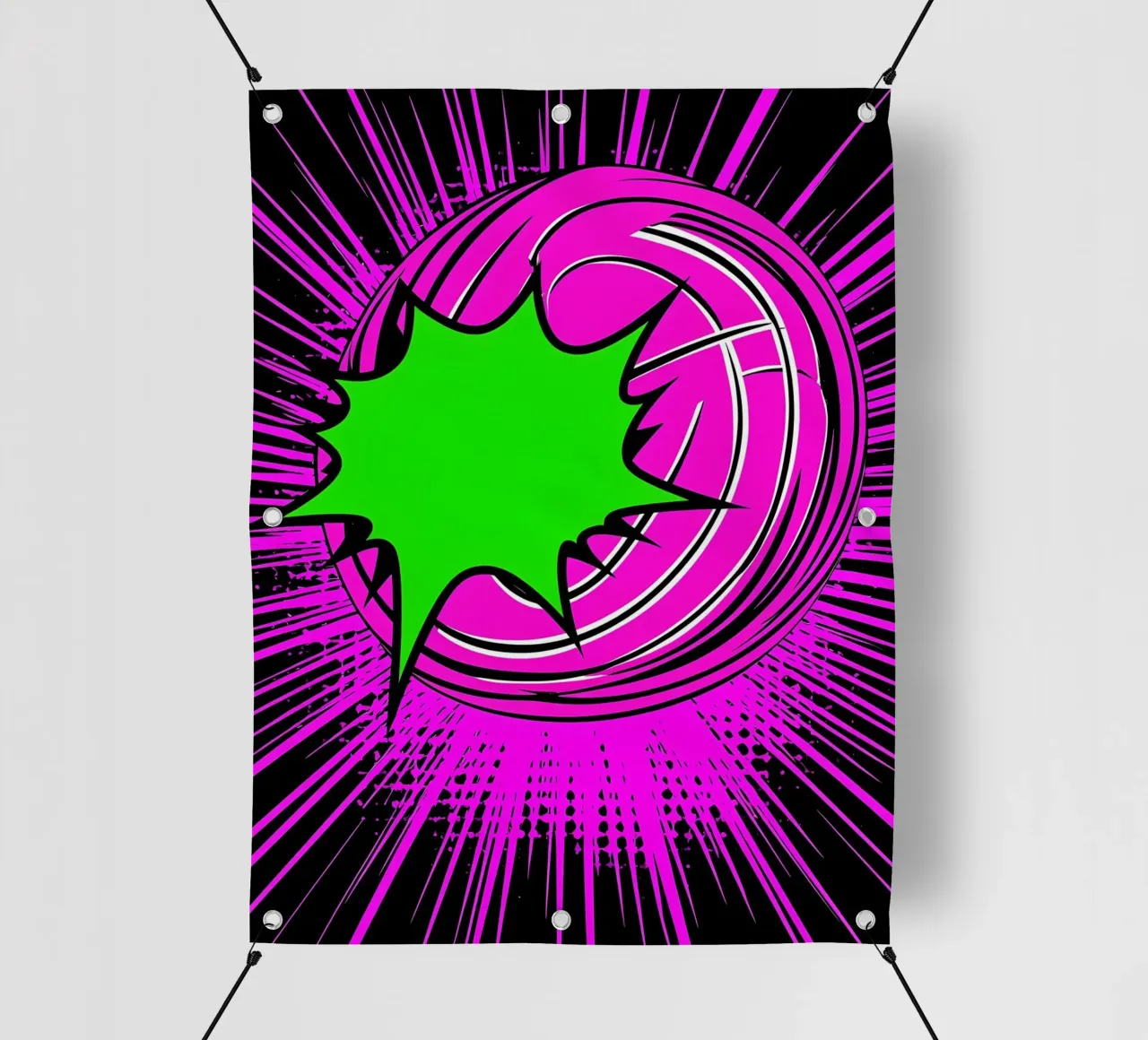 Esplosione - Pop Art telo in pvc da ColorCrash Gallery