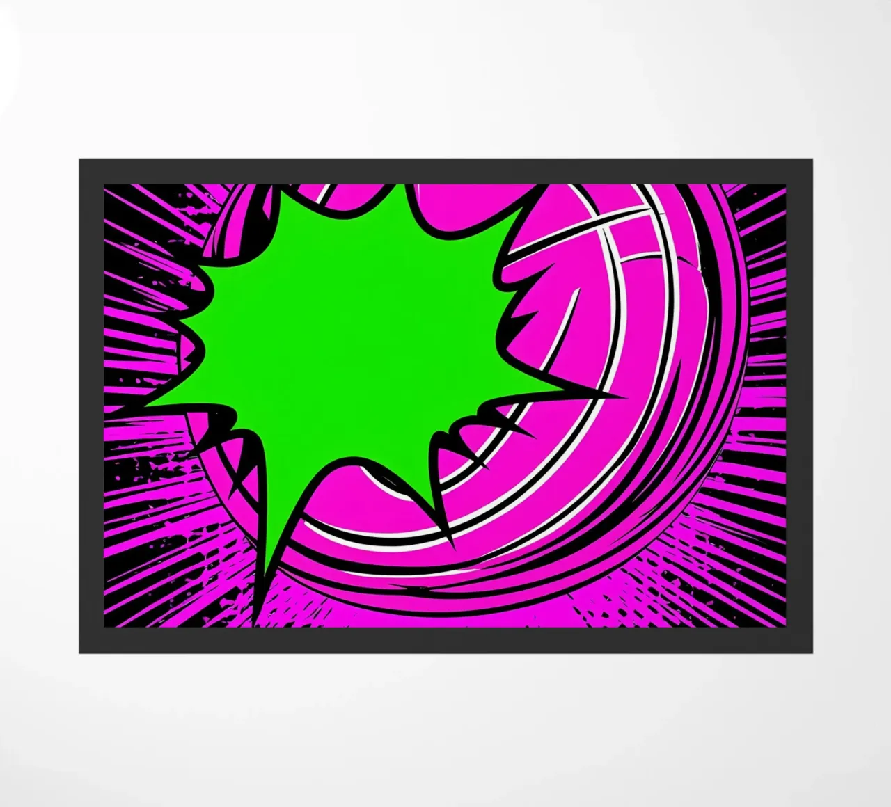 Esplosione - Pop Art zerbino da ColorCrash Gallery