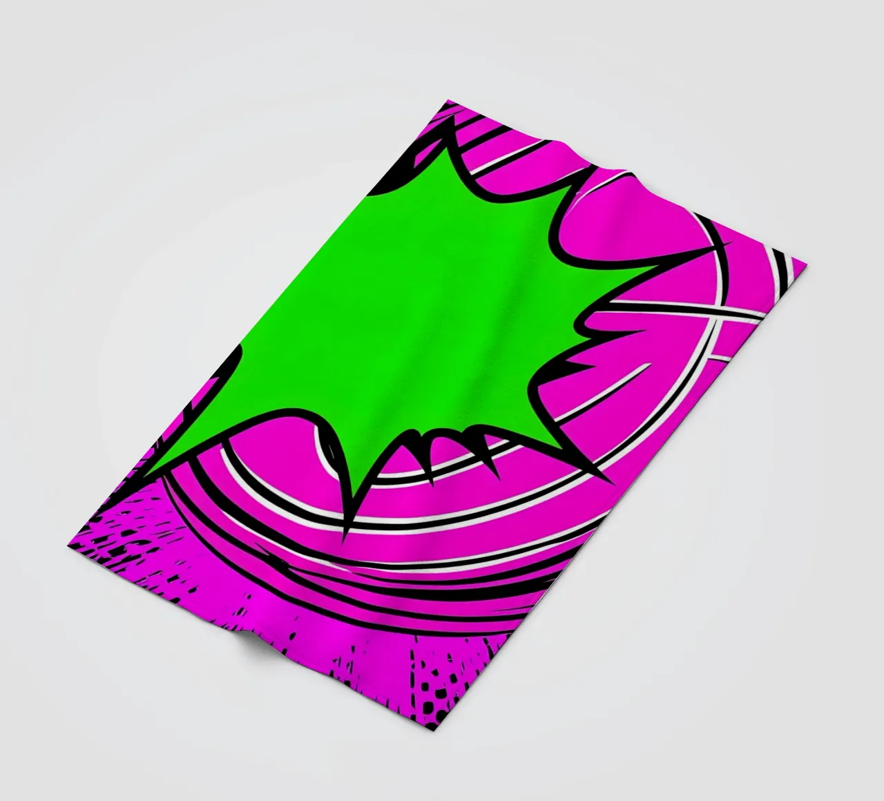 Esplosione - Pop Art coperta in pile da ColorCrash Gallery