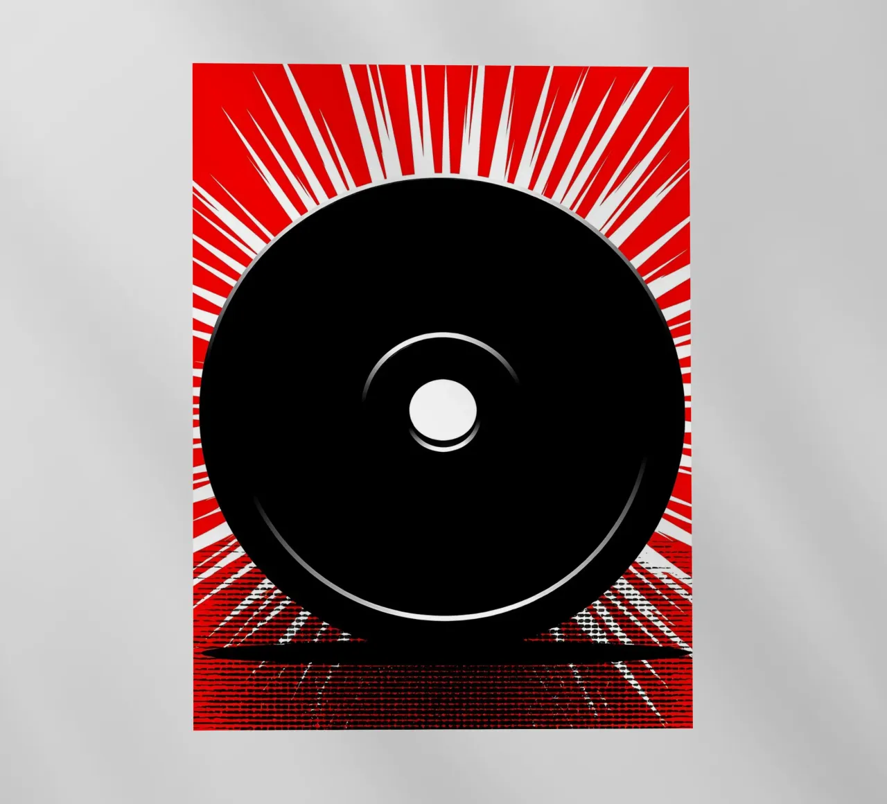 Piatto Zym - Pop Art pellicola backlit da ColorCrash Gallery