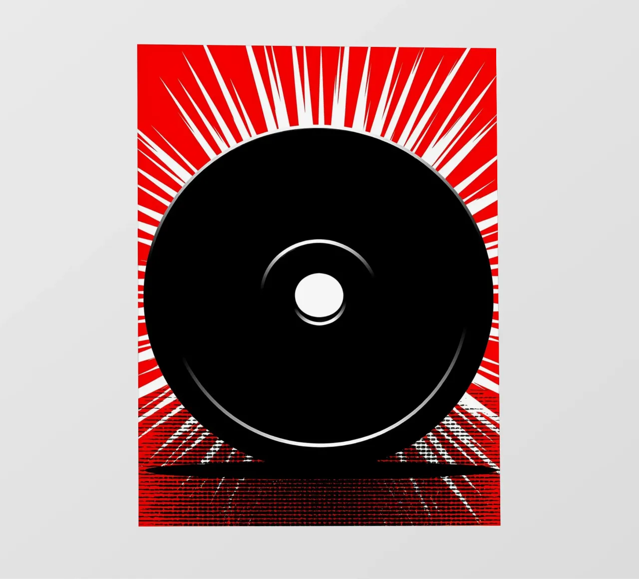 Piatto Zym - Pop Art telo in pvc da ColorCrash Gallery