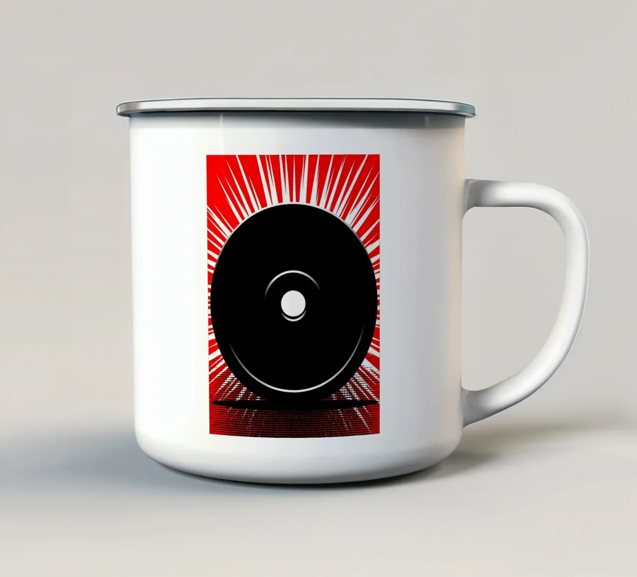 Piatto Zym - Pop Art tazza in smalto da ColorCrash Gallery