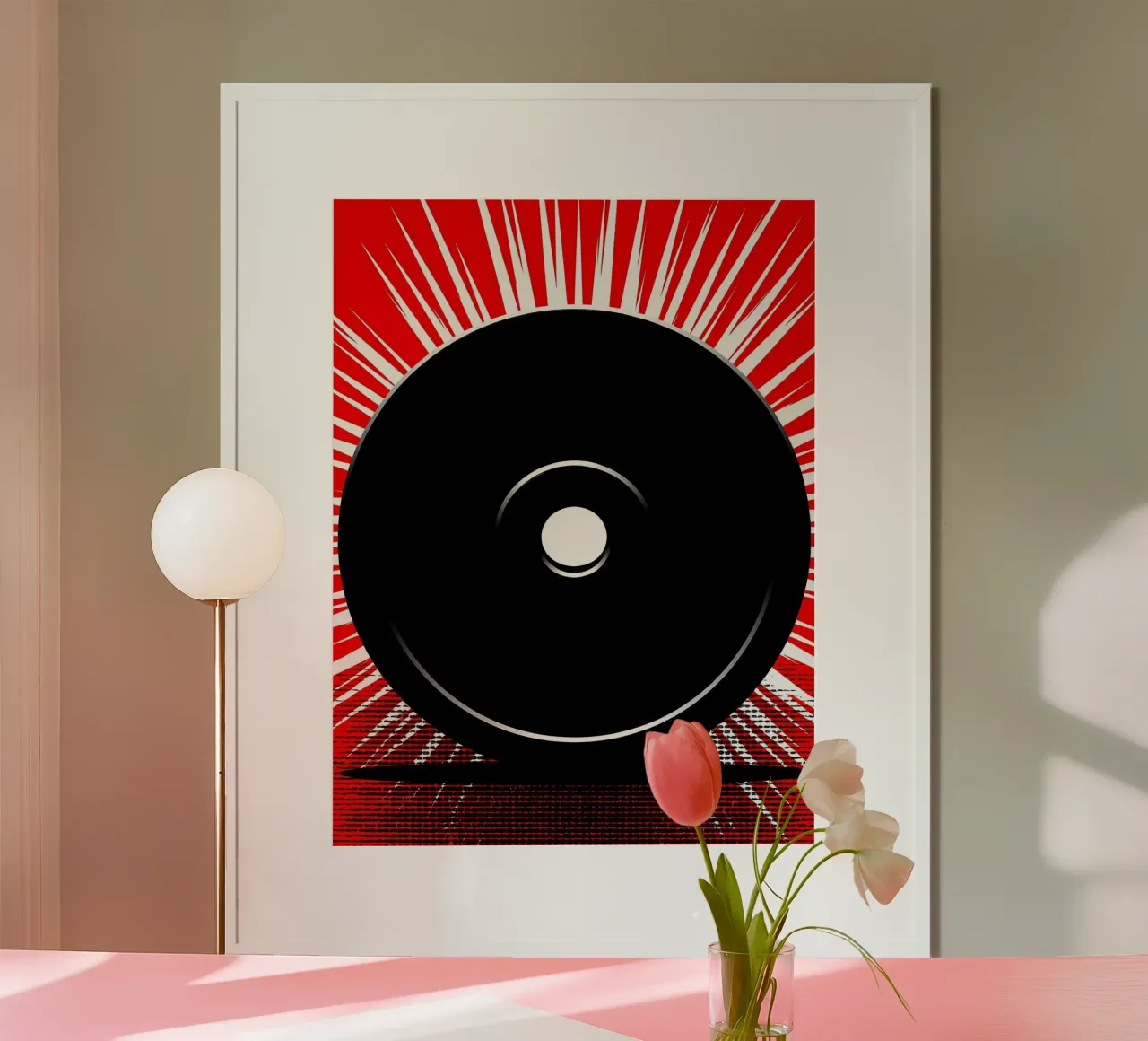Piatto Zym - Pop Art poster con telaio in plastica da ColorCrash Gallery
