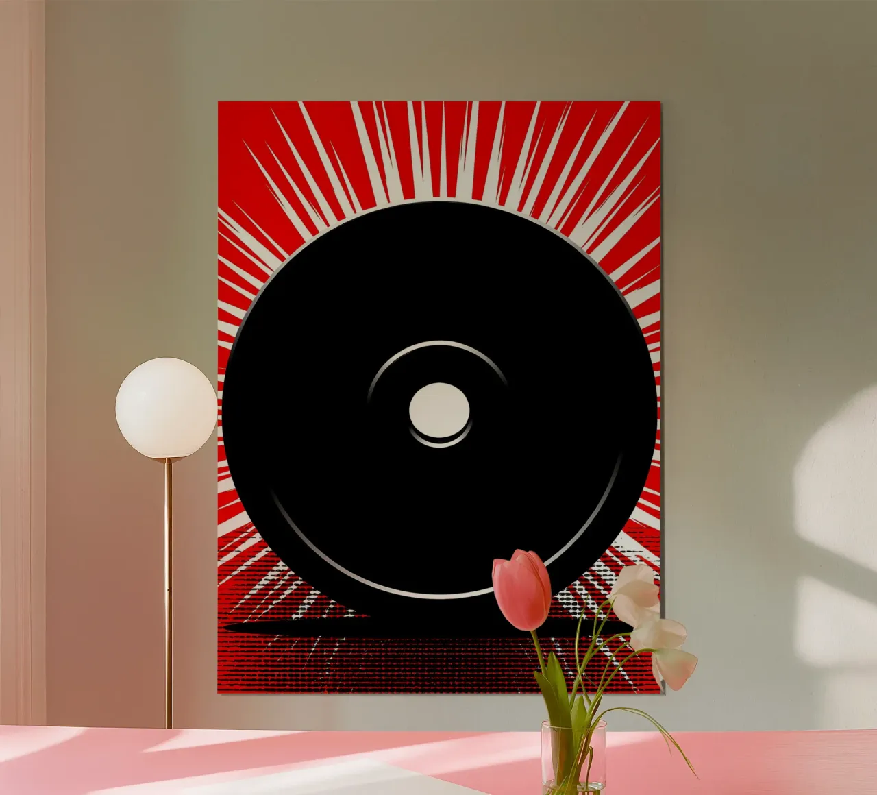 Piatto Zym - Pop Art poster con telaio in plastica da ColorCrash Gallery