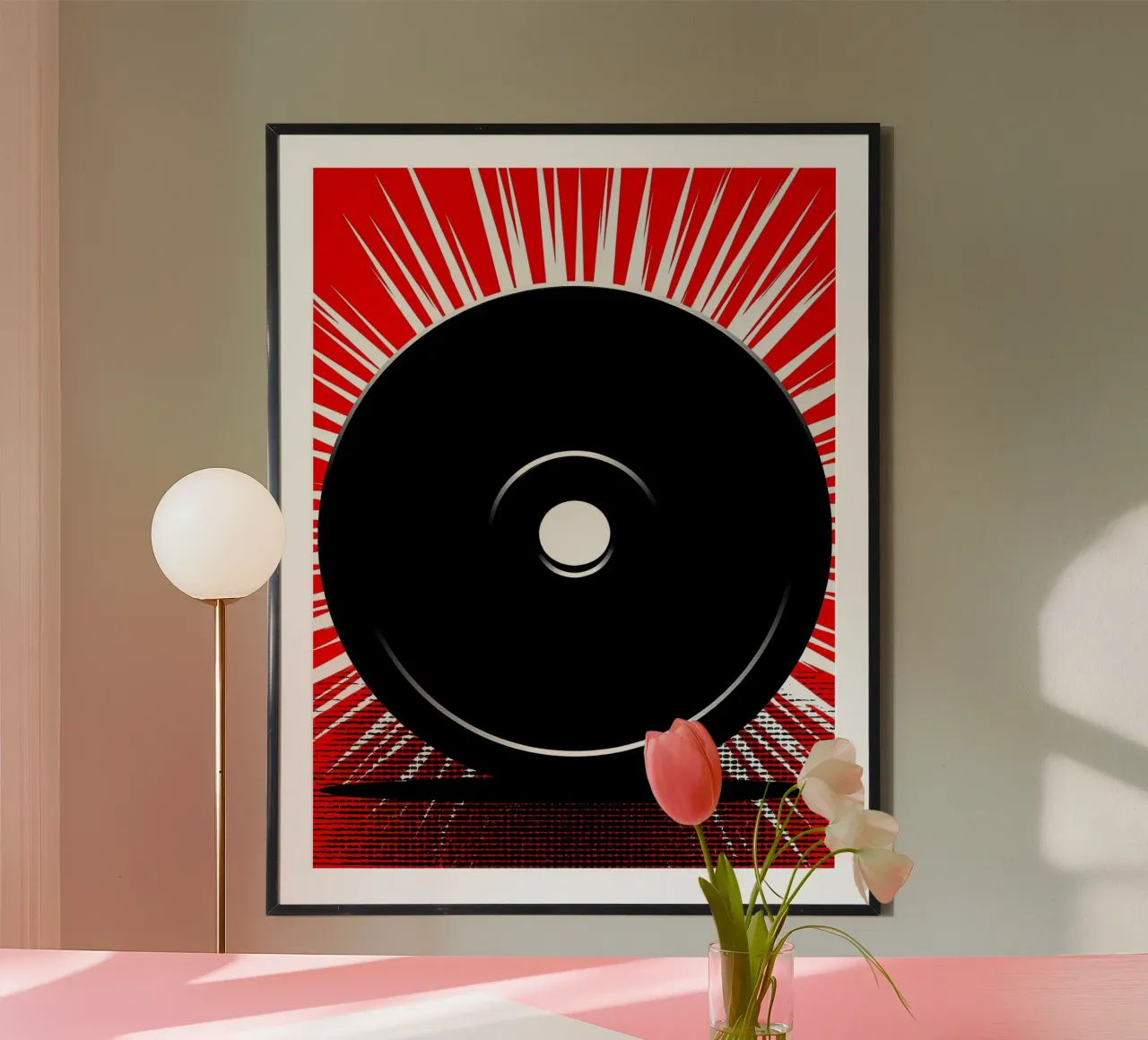 Piatto Zym - Pop Art poster con telaio in plastica da ColorCrash Gallery