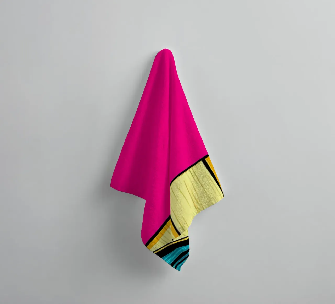 Paletta e pallina da ping pong - Pop Art asciugamano da bagno da ColorCrash Gallery