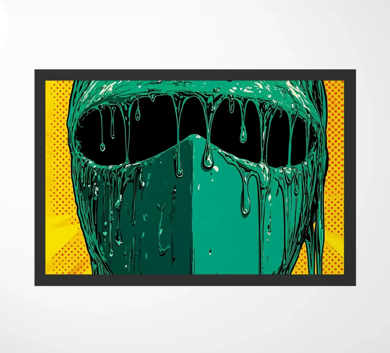 Maschera che gocciola - Pop Art zerbino da ColorCrash Gallery
