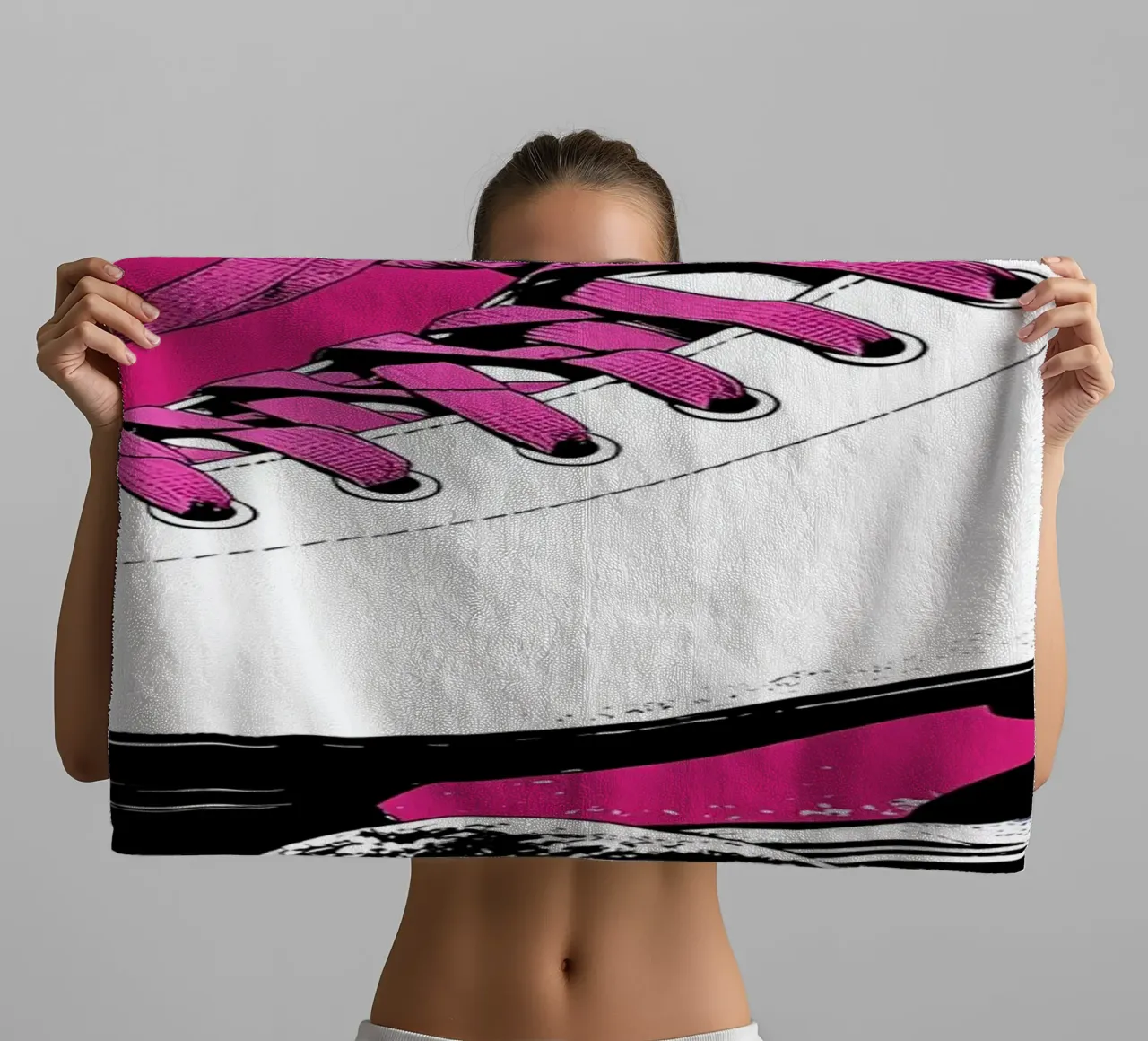Pattini a rotelle - Pop Art asciugamano da bagno da ColorCrash Gallery