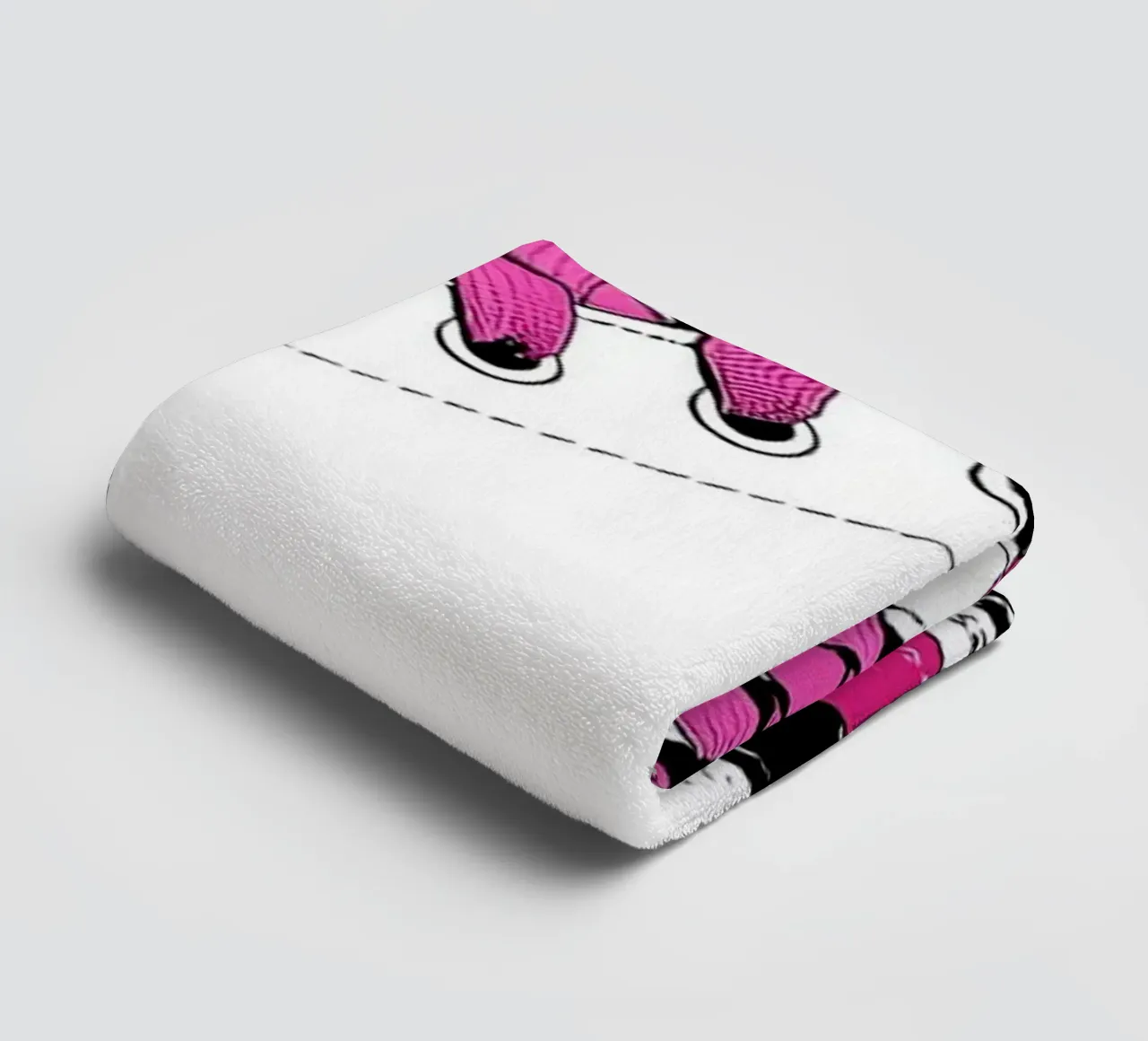 Pattini a rotelle - Pop Art asciugamano da bagno da ColorCrash Gallery