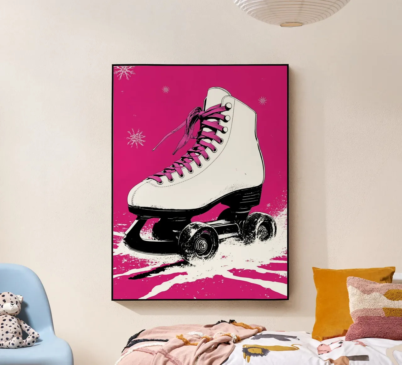 Pattini a rotelle - Pop Art plexiglass da ColorCrash Gallery
