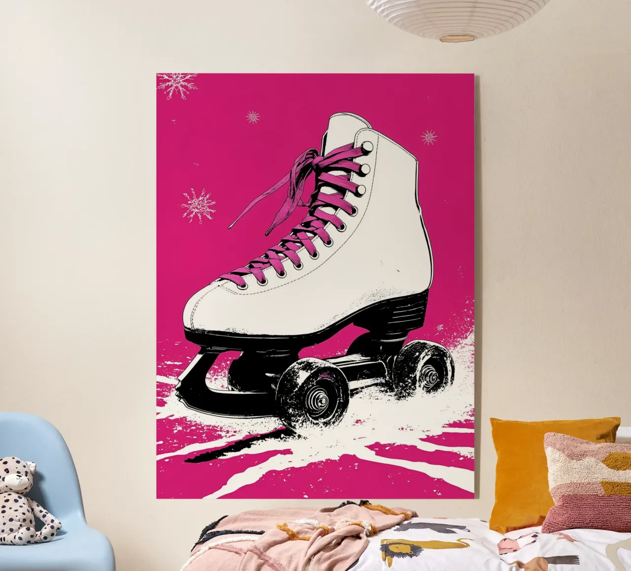 Pattini a rotelle - Pop Art plexiglass da ColorCrash Gallery
